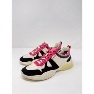 Coach Womens Shoes Black Pink Low Top Sneaker Citysole Runner Athletic US 8 B